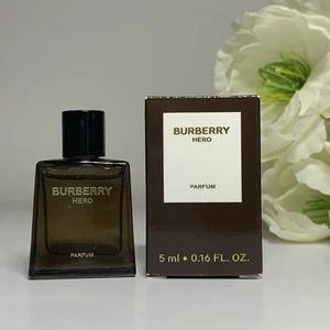 Burberry Hero For Men Parfum 0.16 fl oz/5 ml Travel Splash Mini Size New In Box - Picture 1 of 5