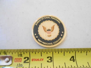 RARE NAVAL PERSONNEL COMMAND JD. PORT NAVY CHIEF USN MILITARY CHALLENGE COIN - Picture 1 of 5