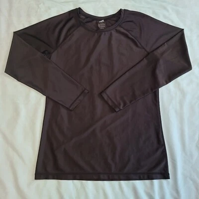 Volcom Simply Solid LS Womens Rash Guard Black Size XL - Image 1 of 4