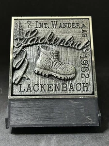 1982 Austrian Vintage Medal Lackenbach 7th International March Rare Original box - Picture 1 of 5
