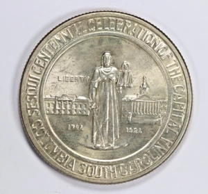 Medio dólar conmemorativo Columbia Carolina del Sur 1936-P 50C - Imagen 1 de 4