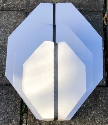 IPSC APPROVED UKPSA FULL SIZE CARDBOARD TARGETS WHITE BACK DOUBLE SCORING LINES  - Image 1 of 4