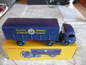 PANHARD Semi -remorque Baché SNCF DINKY-TOYS ATLAS réf 32 AB 1/60 en boite - Imagen 1 de 2