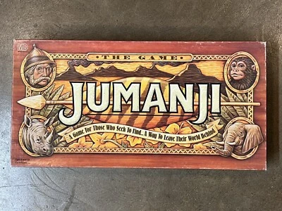 Vintage Jumanji Movie Board Game 1995 Complete Milton Bradley #4407 - Image 1 of 3