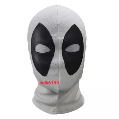 Deadpool Zenpool X-force White Mask Hood Balaclava Face Halloween Prop Cosplay - Image 1 of 4