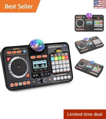 Kidi Star DJ Turntable - Music Mixer for Children with 15 Songs & Light Effects - Image 1 of 4