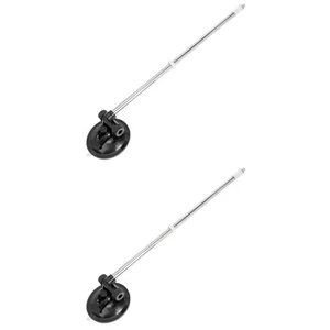 Soporte de bandera telescópico universal con ventosa para montaje en automóvil 2 piezas - Imagen 1 de 12