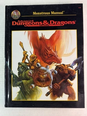 Advanced Dungeons & Dragons MONSTROUS MANUAL 7th Printing 1996 HC - Image 1 of 4