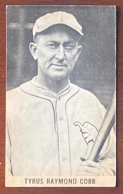 1960-61 Exhibits Wrigley Field HOF Set-Break Ty Cobb Detroit Tigers - Image 1 of 2