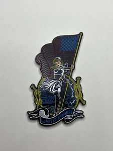 "Moneda Desafío Bandera Americana Pinup Orgullo Naval de 3""" - Imagen 1 de 4