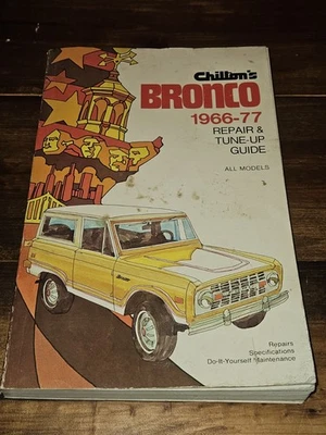 Ford Bronco 1966-1977 manual de reparación de servicio manual de afinación ver fotos Foto 1 de 4
