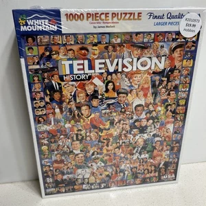 White Mountain - Television History Jigsaw Puzzle - 1000 Piece - New Sealed - Picture 1 of 5