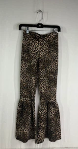 Park Avenue Women's Animal Print Bell Bottom Flare Pants - Picture 1 of 3