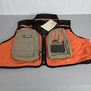 Loop Functional OPTi Fly Fishing Vest S Rusty Orange Multiple Pockets New W/ Tag - Picture 1 of 9