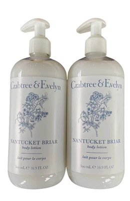 2 PACK Crabtree & Evelyn Nantucket Briar Body Lotion 16.9 oz - Image 1 of 2