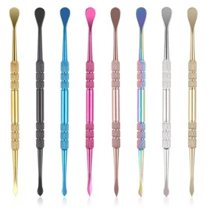8 Pack Wax Carving Tool Kit, Rainbow Stainless Steel Double-Headed Carving - Picture 1 of 8