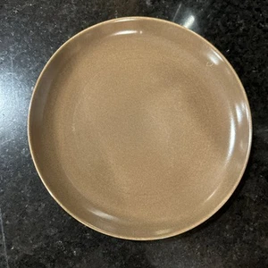 Iroquois Casual China Russel Wright Dinner Plate Nutmeg Brown 10" MCM Set of 2 - Picture 1 of 2