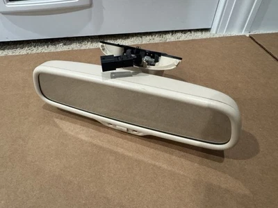 11-18 AUDI D4 A8 A8L S8 HIGH BEAM CAMERA REAR VIEW MIRROR ASSEMBLY OEM BEIGE - Image 1 of 4