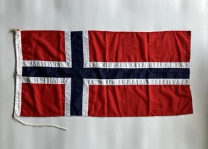Norwegen Fähnrich Flagge handgefertigt von Fähnrich von Liverpool Marine Nationalflagge Boote - Bild 1 von 8