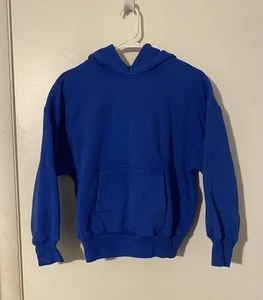 Yeezy Gap Double Layered Blue Hoodie. Kids Size Large. New without tags. - Picture 1 of 3