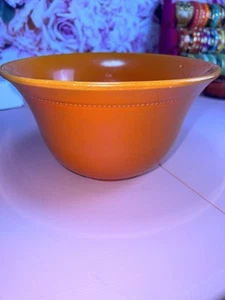 Cuenco naranja vintage Hall Radiant Ware 1933 PRECIO EXTREMADAMENTE RARO ver fotos grietas - Imagen 1 de 5