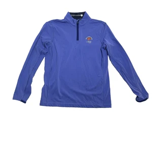 Greyson Boys XL 10/11 Golf Quarter-Zip Ocean Course Kiawah Purple Stretch Top - Picture 1 of 13