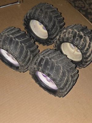 Pro-Line 1/10 Set /4 MAXX Masher Tires # 1075/ Ugly Wheels- Free Shipping - Image 1 of 4