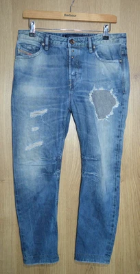 Diesel Eazee Women Distressed Jeans W28 L32 UK10 Relaxed Boyfriend Fit Low Waist - Image 1 of 4