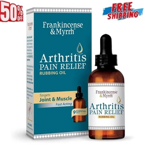 Pain-relieving massage oil,Frankincense and Myrrh Arthritis 60ml - Picture 1 of 11