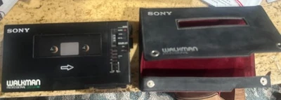 Sony Walkman Professional WM-D6 Cassette Player W/ Leather Case Works See Desc. - Image 1 of 4