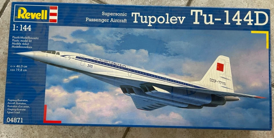 REVELL 04871  1/144 TUPOLEV TU-144D CIVIL AIRLINER - Immagine 1 di 1