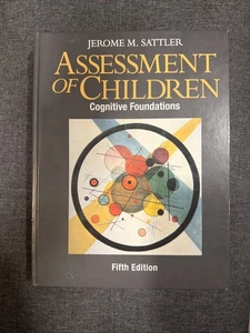 Assessment of Children : Cognitive Applications by Jerome M. Sattler (Hardcover) - Bild 1 von 7