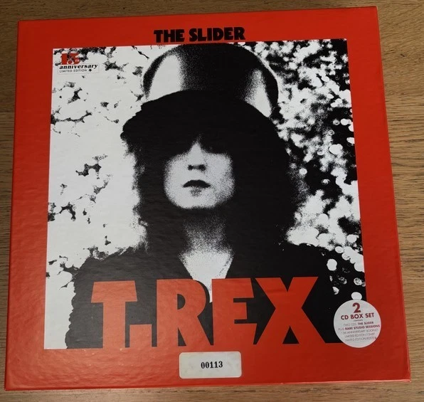 Very Rare, T.Rex & Marc Bolan 2CD Box Set The Slider - Poster/T-Shirt/Booklet VG - Image 1 of 4