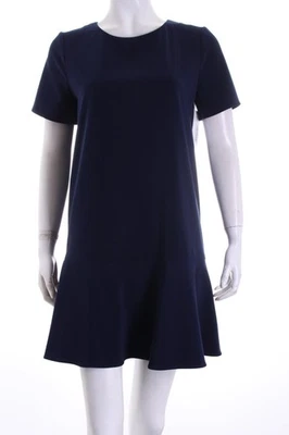 MANGO SUIT Vestido de manga corta Mujeres Vestido Talla EU 36 azul oscuro - Imagen 1 de 4