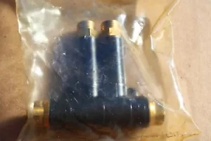 Blocco Distributore Collettore Grasso Olio Lubrificazione 2 Linee - Foto 1 di 2