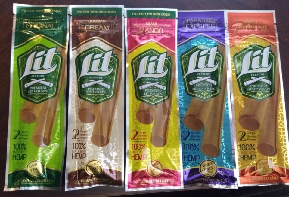 Lit Culture 风味草药纸品种取样器 5/2 克拉包 — 第 1/1 张图片