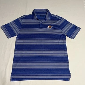 Oklahoma City Thunder OKC Poloshirt blau gestreift Herren Medium Columbia Golf NBA - Bild 1 von 6