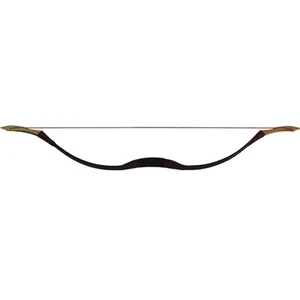 40LB Handmade Traditional Recurve Bow Horse Riding Archery Practice Longbow - Picture 1 of 58
