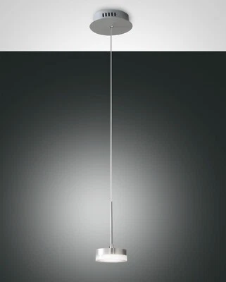 FABAS LUCE LED Pendelleuchte Dunk 3239-40-212  Alu gebürstet höhenverstellbar - Bild 1 von 3