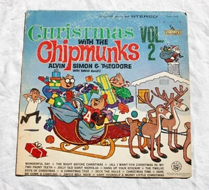 Christmas with The Chipmunks Vol 2 ~ Liberty LST-7334 ~ 1963 33 1/3 lp ~ VG - Picture 1 of 7