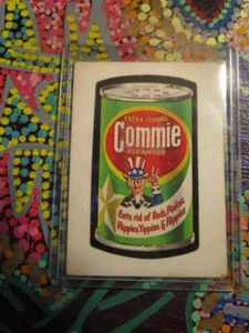 1979 Topps Chewing Gum Wacky Pack Extra Strong Commie Cleanser Sticker - Picture 1 of 1