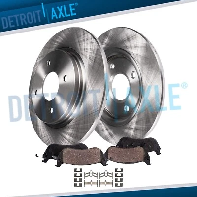 REAR Rotors Ceramic Brake Pads for 1998-99 Acura CL 1998-2002 Honda Accord 2.3L - Image 1 of 4