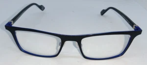 Face A Face LUCAS 3 Eyeglass Frames Black on Blue France 53-20-140 - Bild 1 von 4