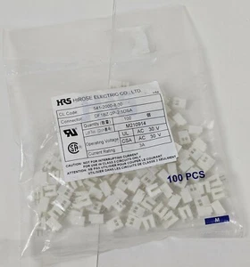 Hirose DF1BZ-2P-2.5DSA Header Connector 2Position 2.5mm .098" Through Hole 100pc - Picture 1 of 4