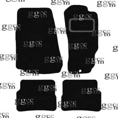 FITS MAZDA RX8 2003 TO 2012 TAILORED BLACK CARPET CAR FLOOR MATS SET. (1 CLIP) - Image 1 of 4
