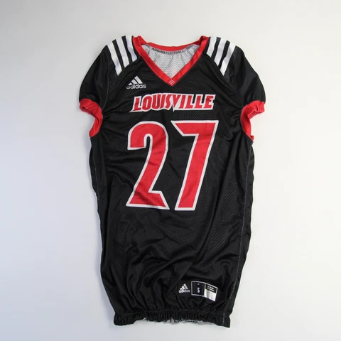 Louisville Cardinals adidas Practice Jersey - Football Men's Black/Red Used Cover