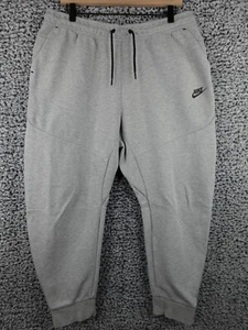 NIKE MEN'S TECH JOGGERS XL - SPORTSWEAR SWEATPANTS - GRAY CU4495 063 - Picture 1 of 14