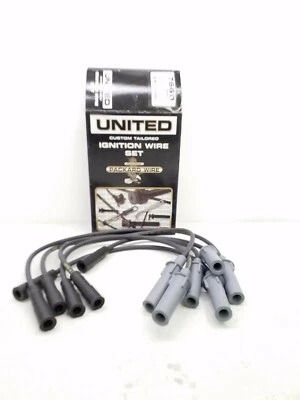 7660 United Ignition Wire Set 7mm Black Dodge Caravan 3.3 3.8  - Image 1 of 2