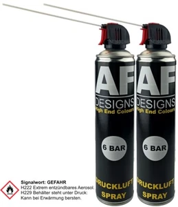 Pulvérisateur à air comprimé purificateur d'air comprimé 2 x 600 ml 6 BAR spray à air comprimé - Photo 1/4