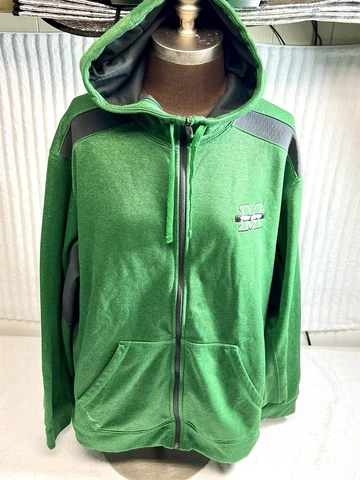 Marshall University Thundering Herd Nike Therma-Fit Full Zip Hoodie Sz Large Cover